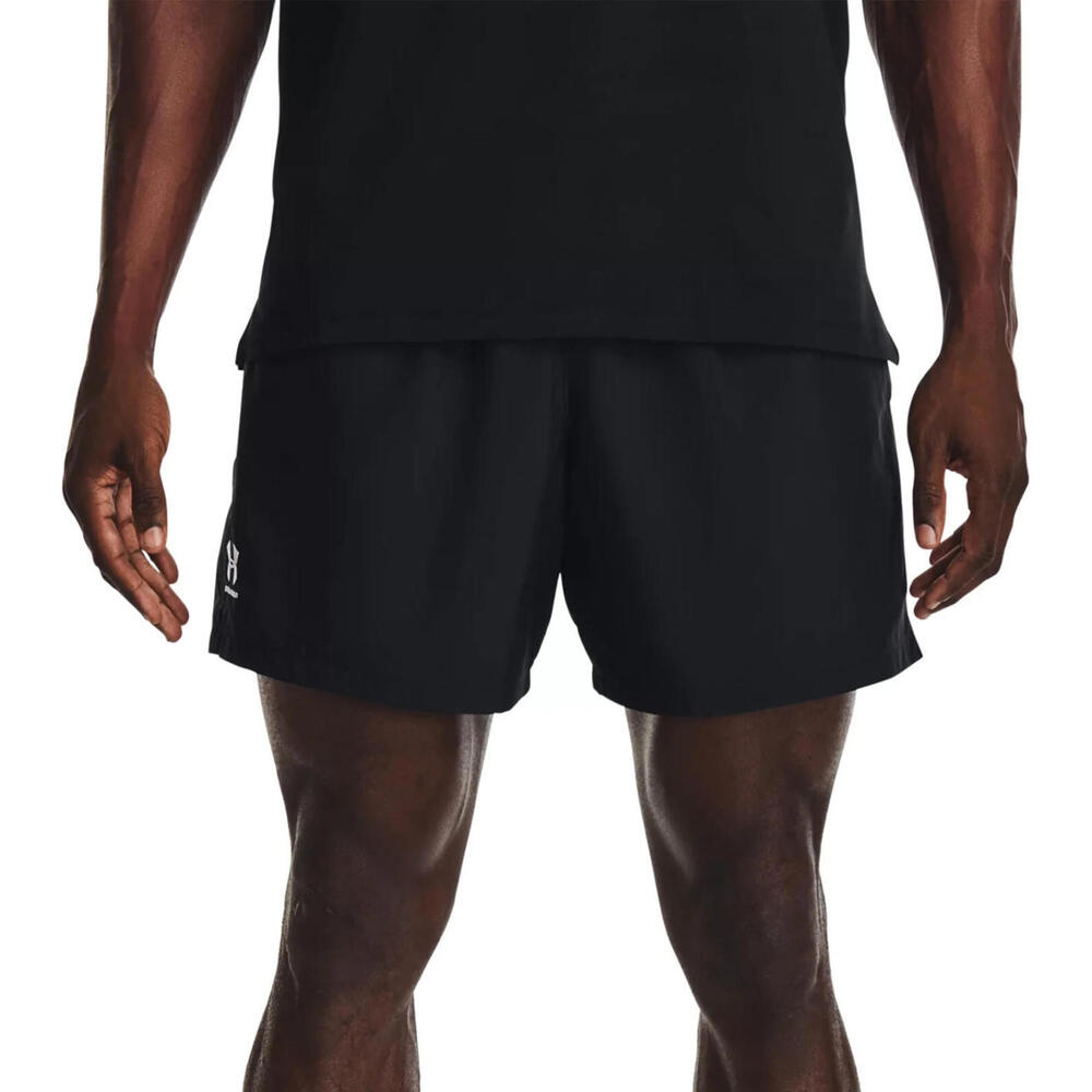 NWT Under Armour Men's Volley Essential Black Lined Shorts Size S